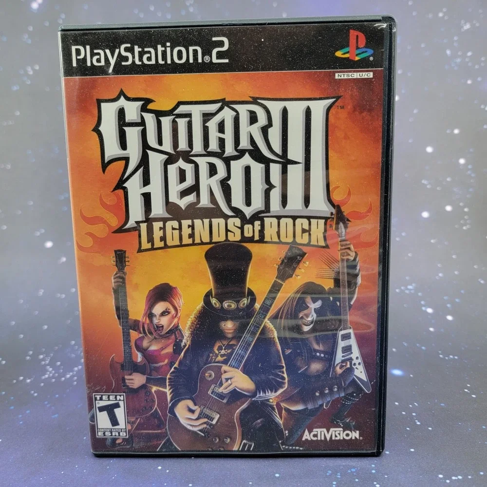 Guitar Hero III Legends of Rock (Sony PlayStation 2,‎ 2007) Video Game No Manual